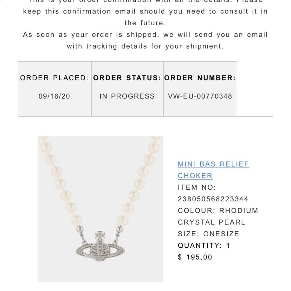 Authentic Vivienne Westwood Necklace